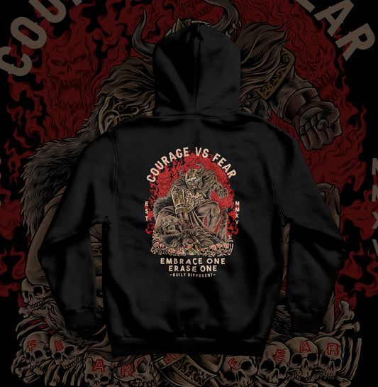 COURAGE VS FEAR HOODIE