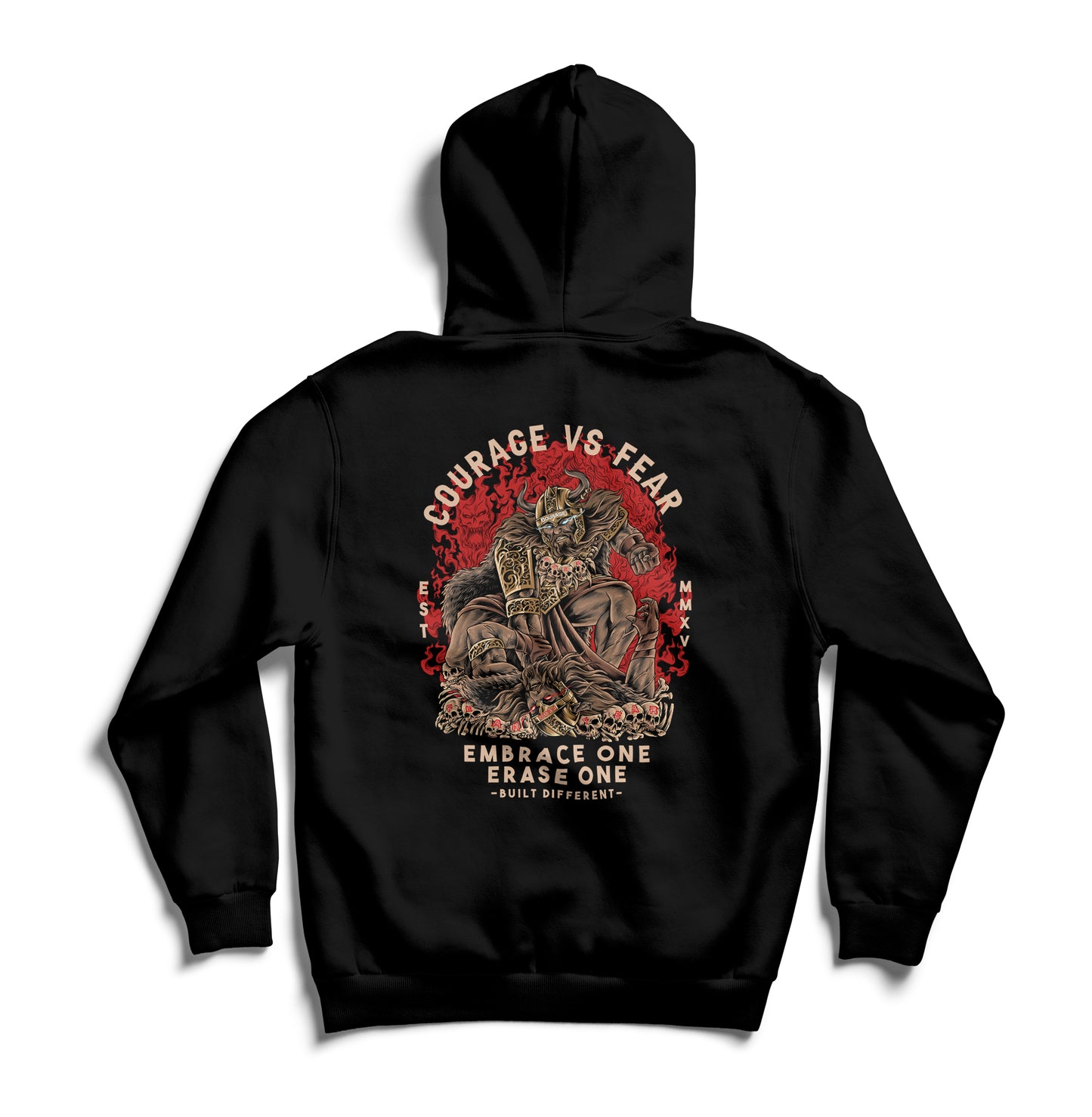 COURAGE VS FEAR HOODIE