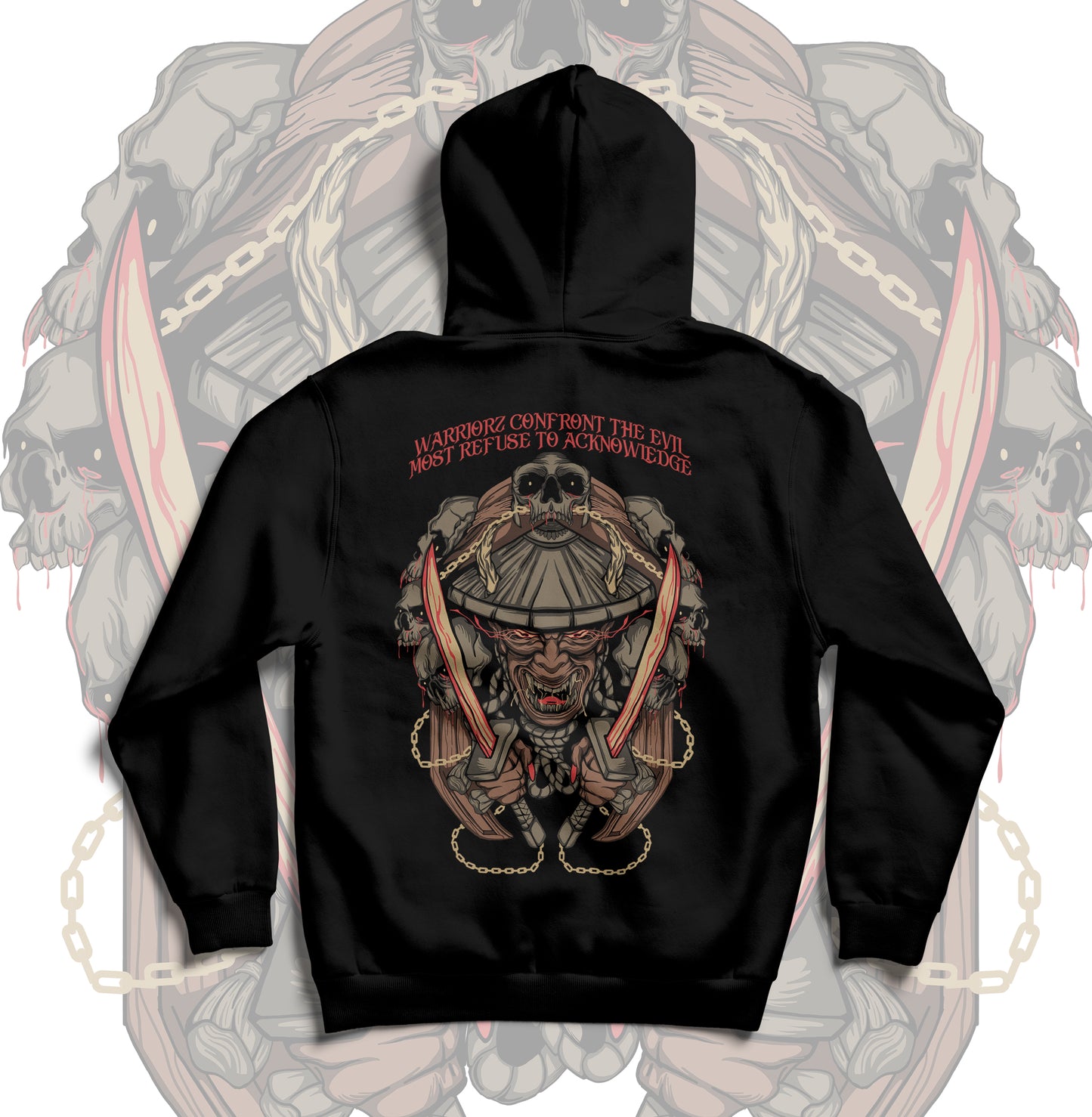 WARRIORZ CONFRONT EVIL HOODIE